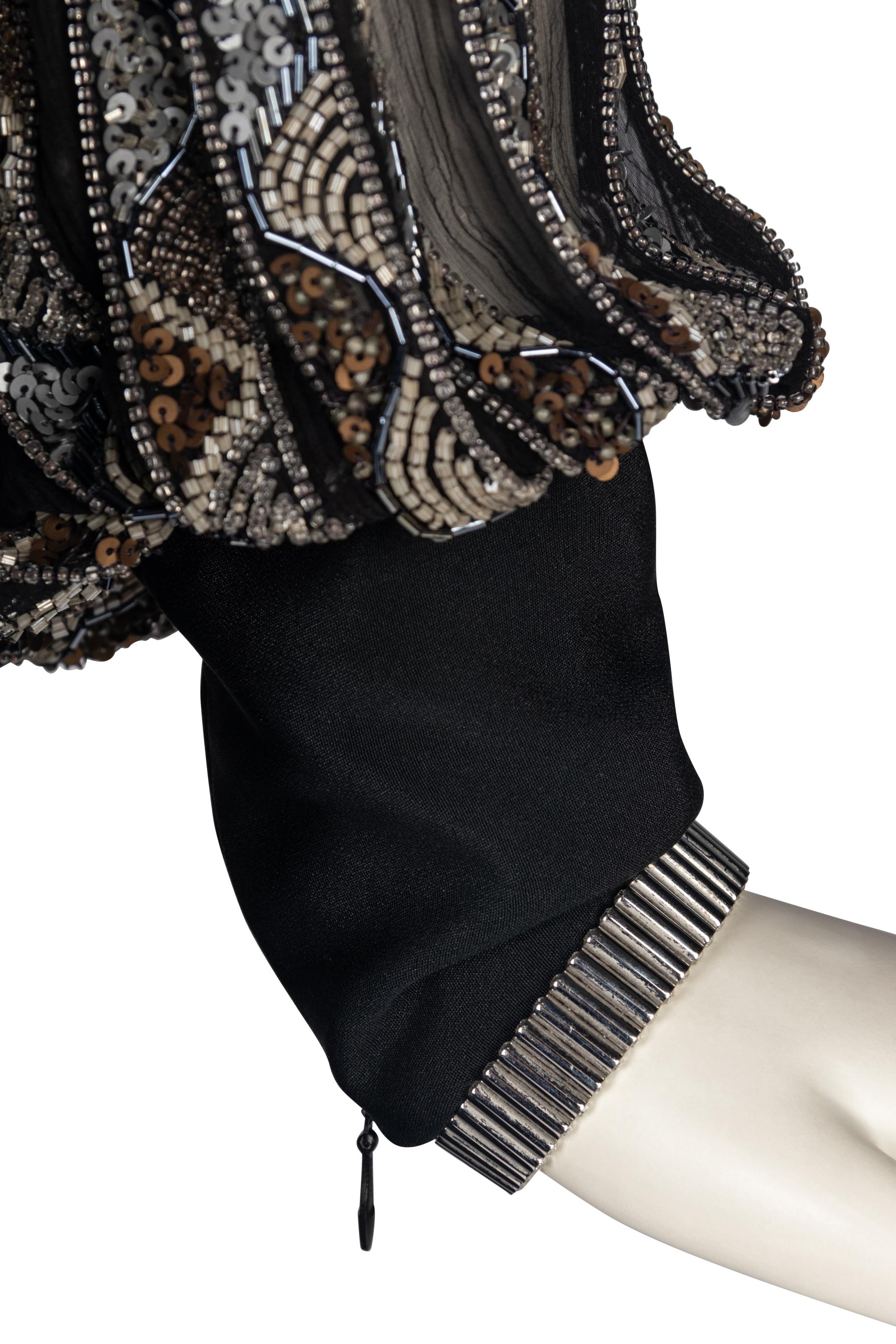 Two Gowns by Richilene and Carolina Herrera Accompanied by a Collection of Costume Jewelry