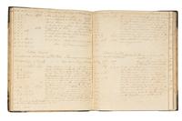 [SLAVERY & ABOLITION]. Manuscript log of the HMS Atholl , which was actively involved in interdicting the West African Slave Trade. 6 August 1829-16 February 1830.
