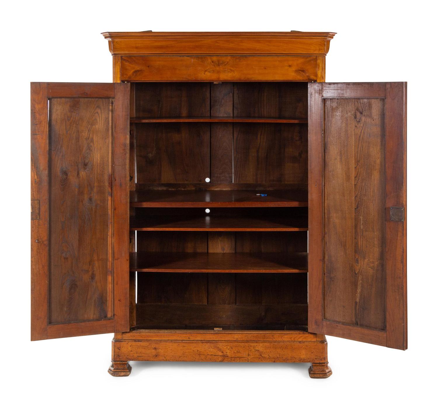 A Louis Philippe Walnut Armoire
