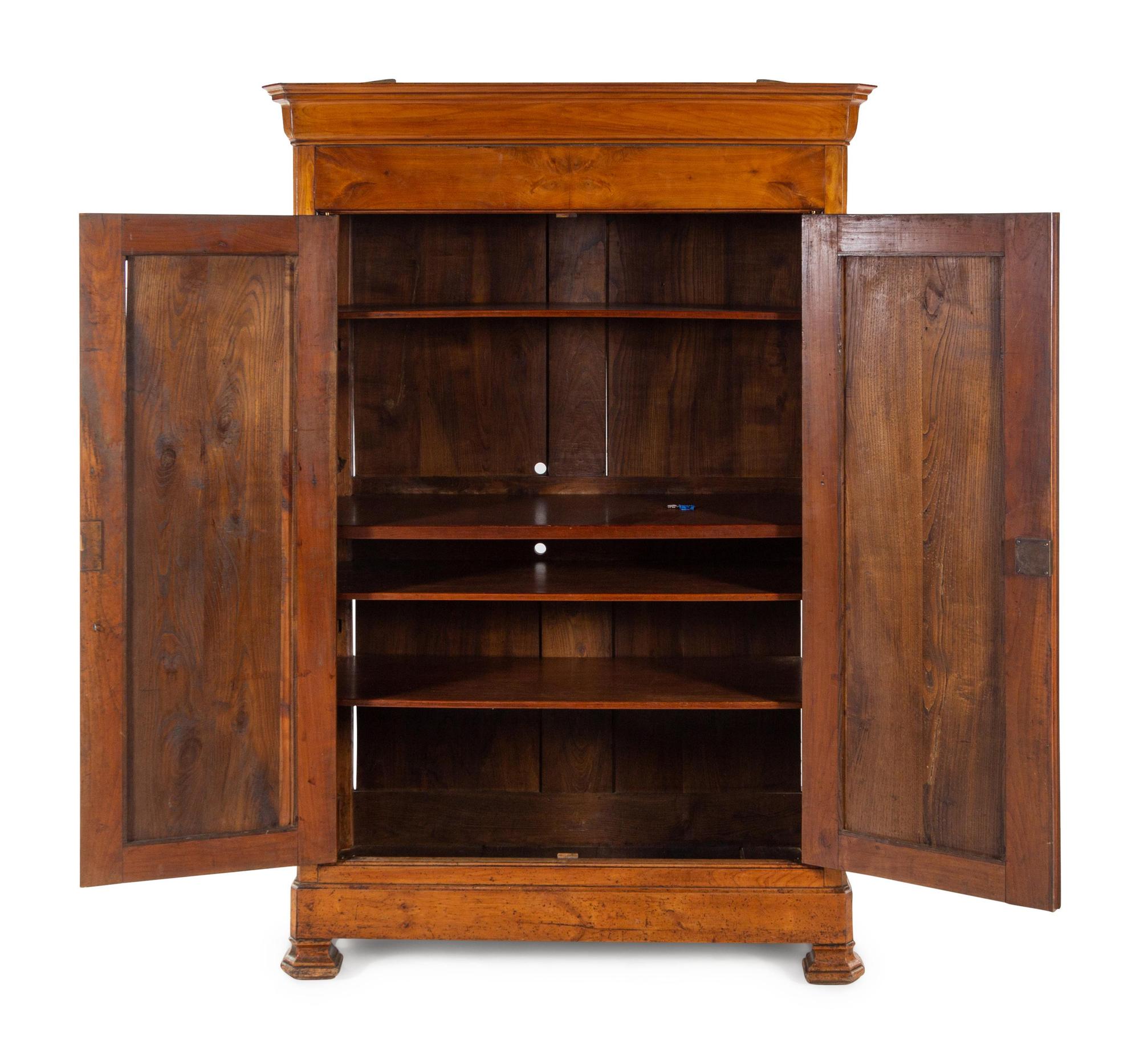 A Louis Philippe Walnut Armoire