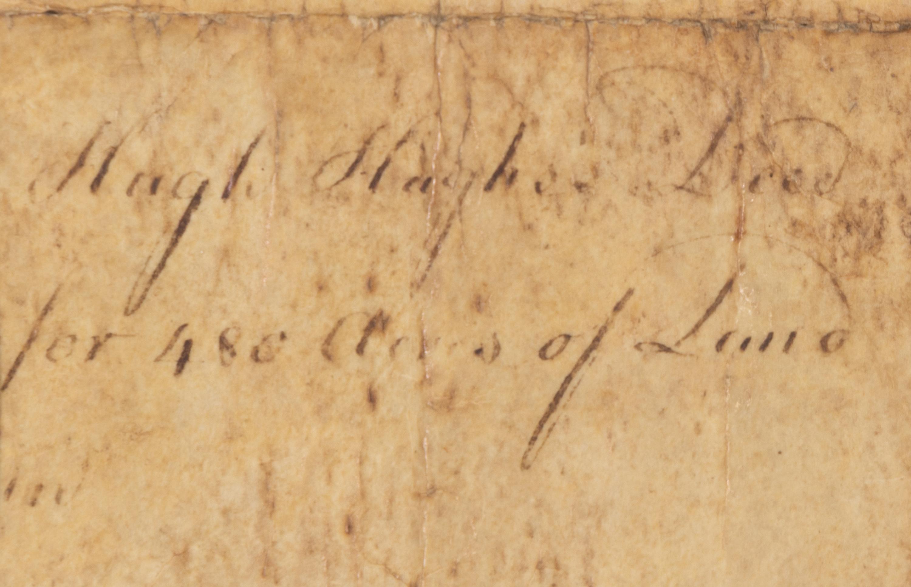 [Washington, George (1732-1799)]. Fairfax, Thomas, Lord (1693-1781). Manuscript document signed ("Fairfax"), 4 May 1754.