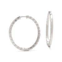 DIAMOND HOOP EARRINGS