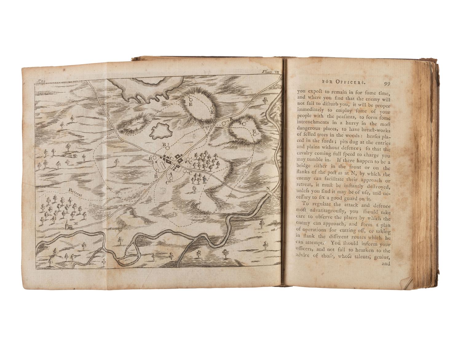 [REVOLUTIONARY WAR]. STEVENSON, Roger. Military Instructions for Officers Detached in the Field. Philadelphia: Printed and Sold by R. Aitken, 1775.