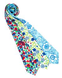 Three Lilly Pulitzer Floral Print Neckties, Sizes: First 55.5" x 3.75"; Second: 54" x 3"; Third: 54" x 3"