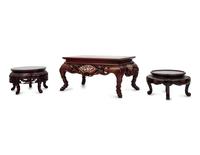 Three Chinese Hardwood Stands
