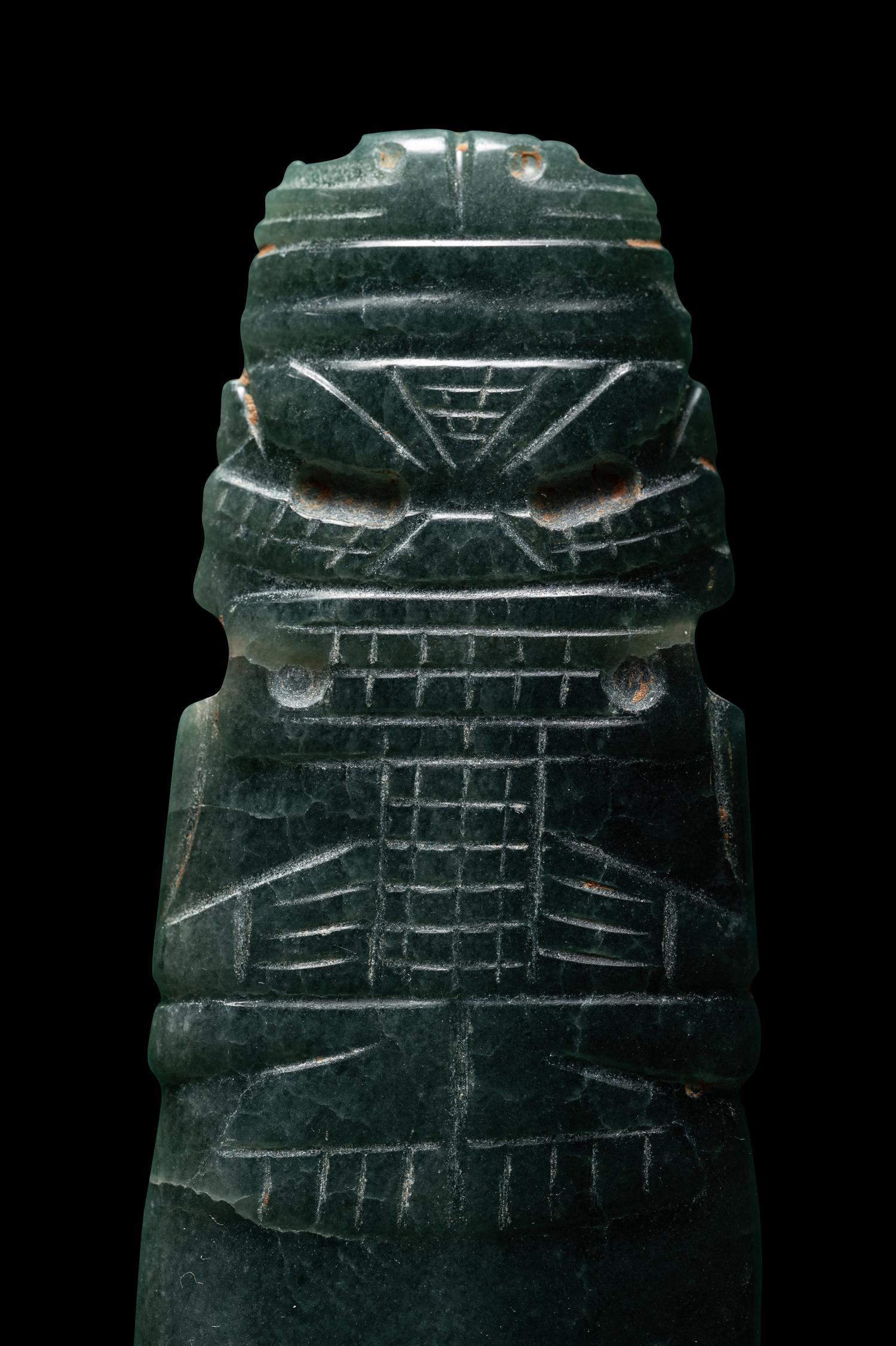 A Nicoya Jade Axe-God Celt