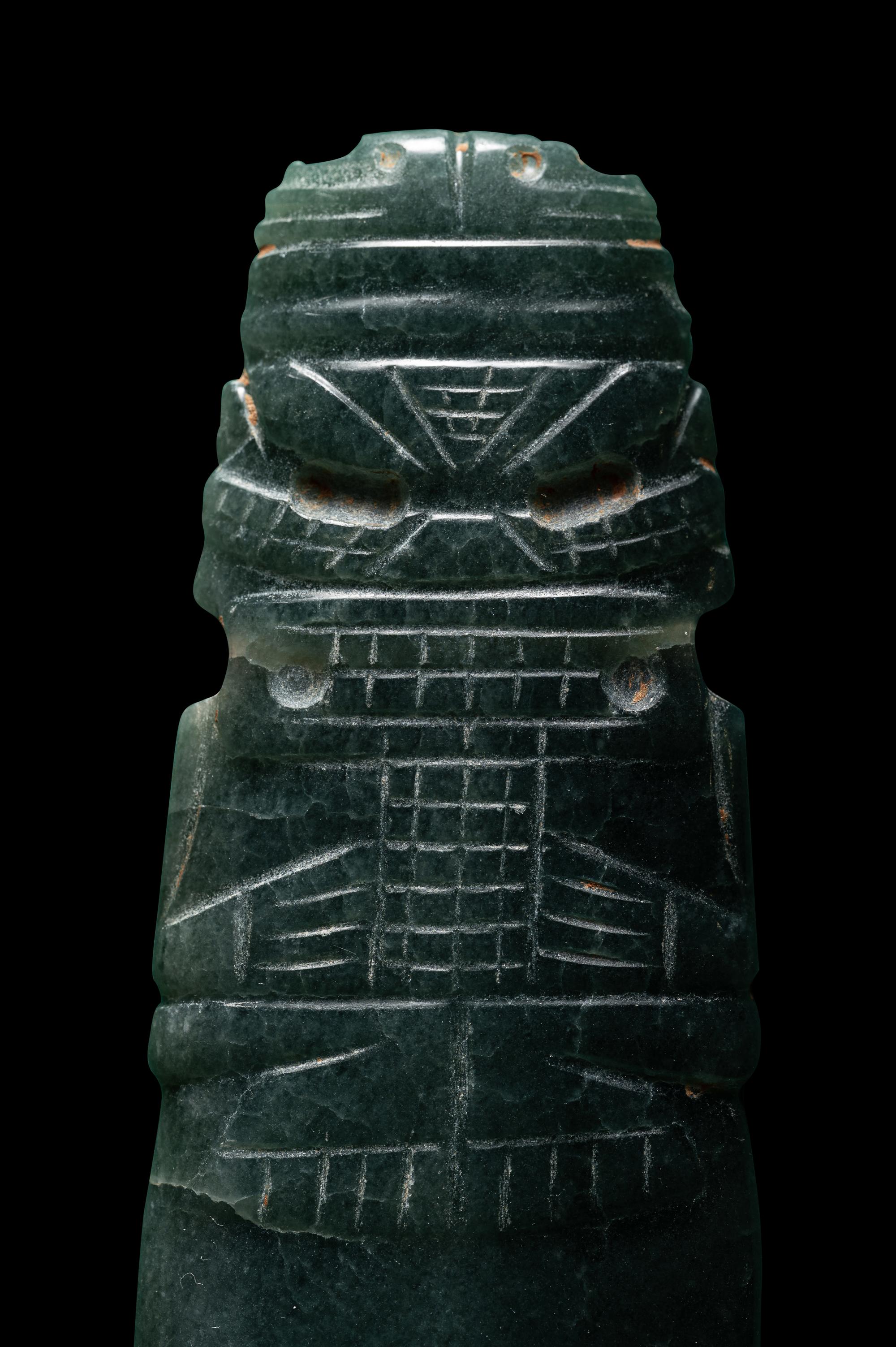 A Nicoya Jade Axe-God Celt