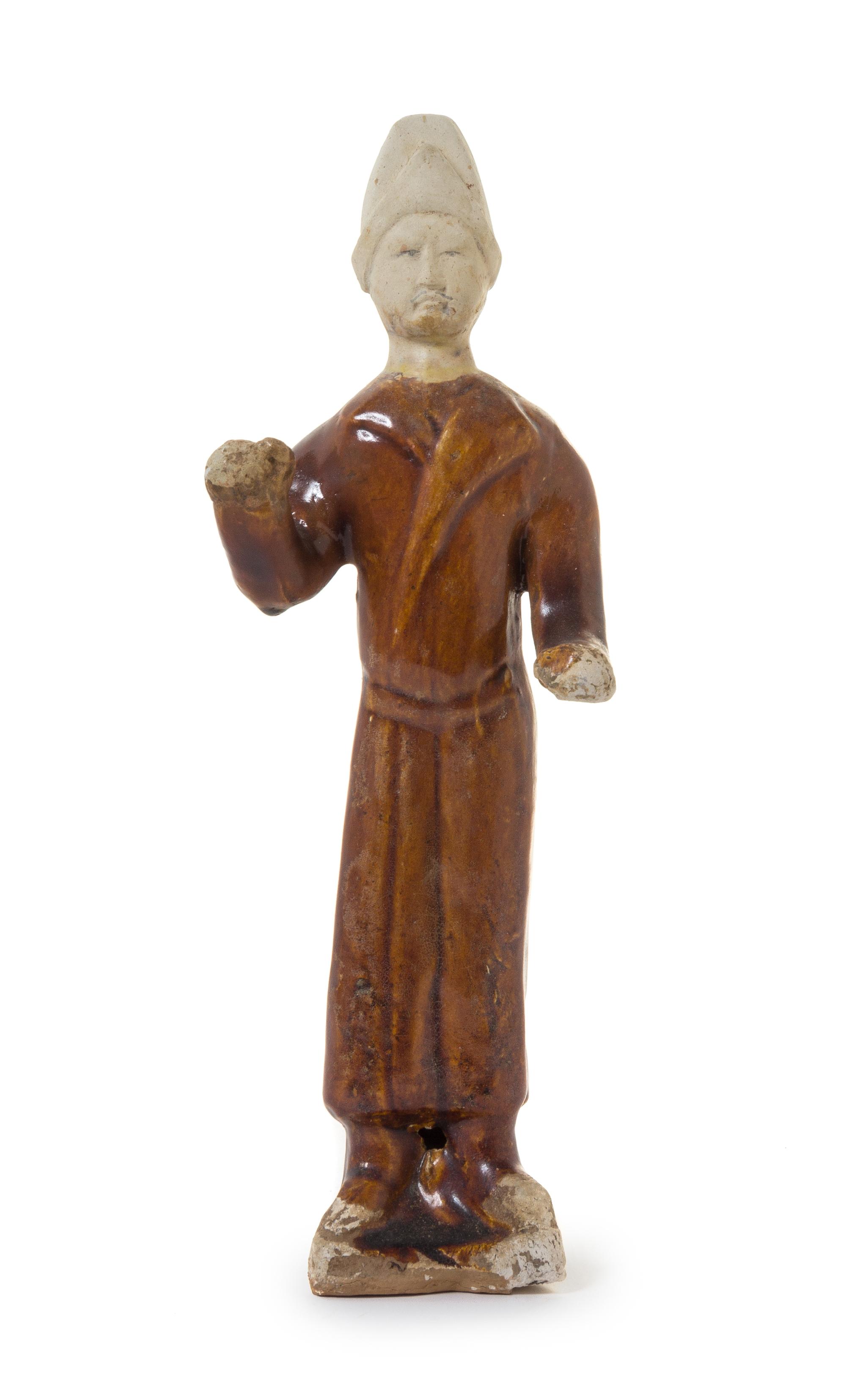 A Pottery Figure of a Man — TANG DYNASTY
