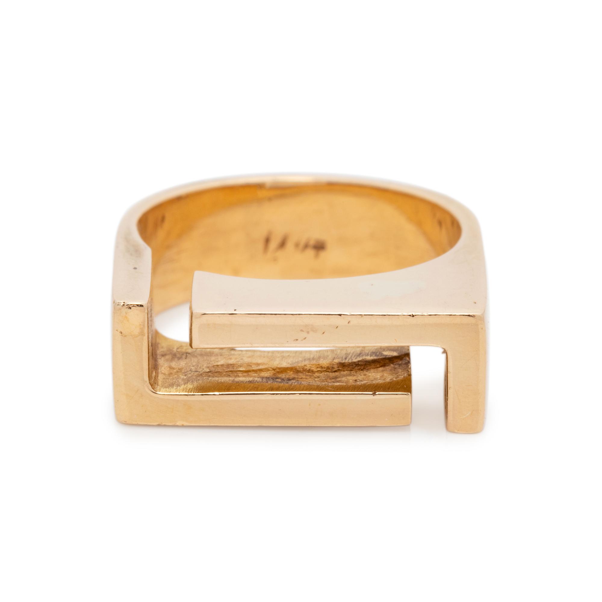YELLOW GOLD RING