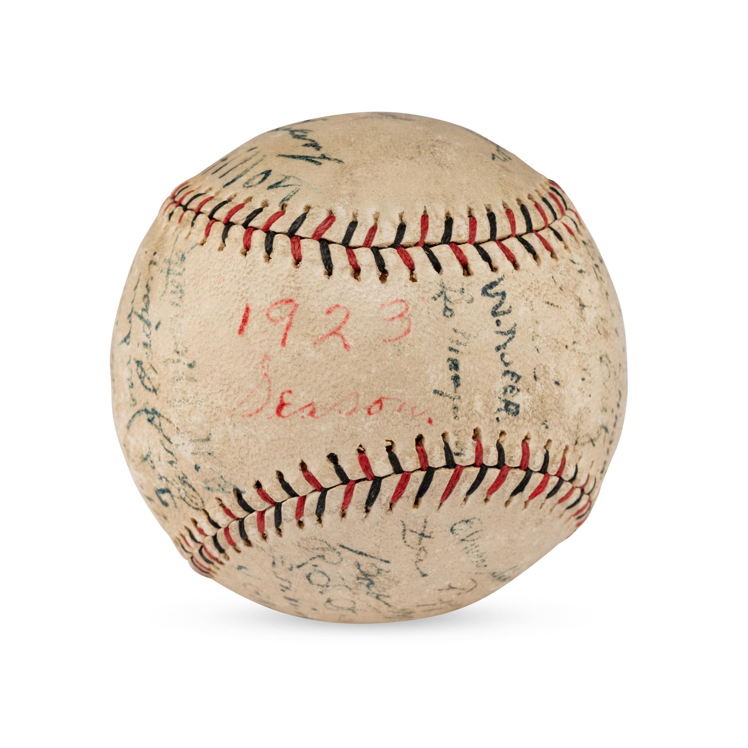 A 1923 Minneapolis Millers Team Signed Autograph Baseball