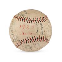 A 1923 Minneapolis Millers Team Signed Autograph Baseball