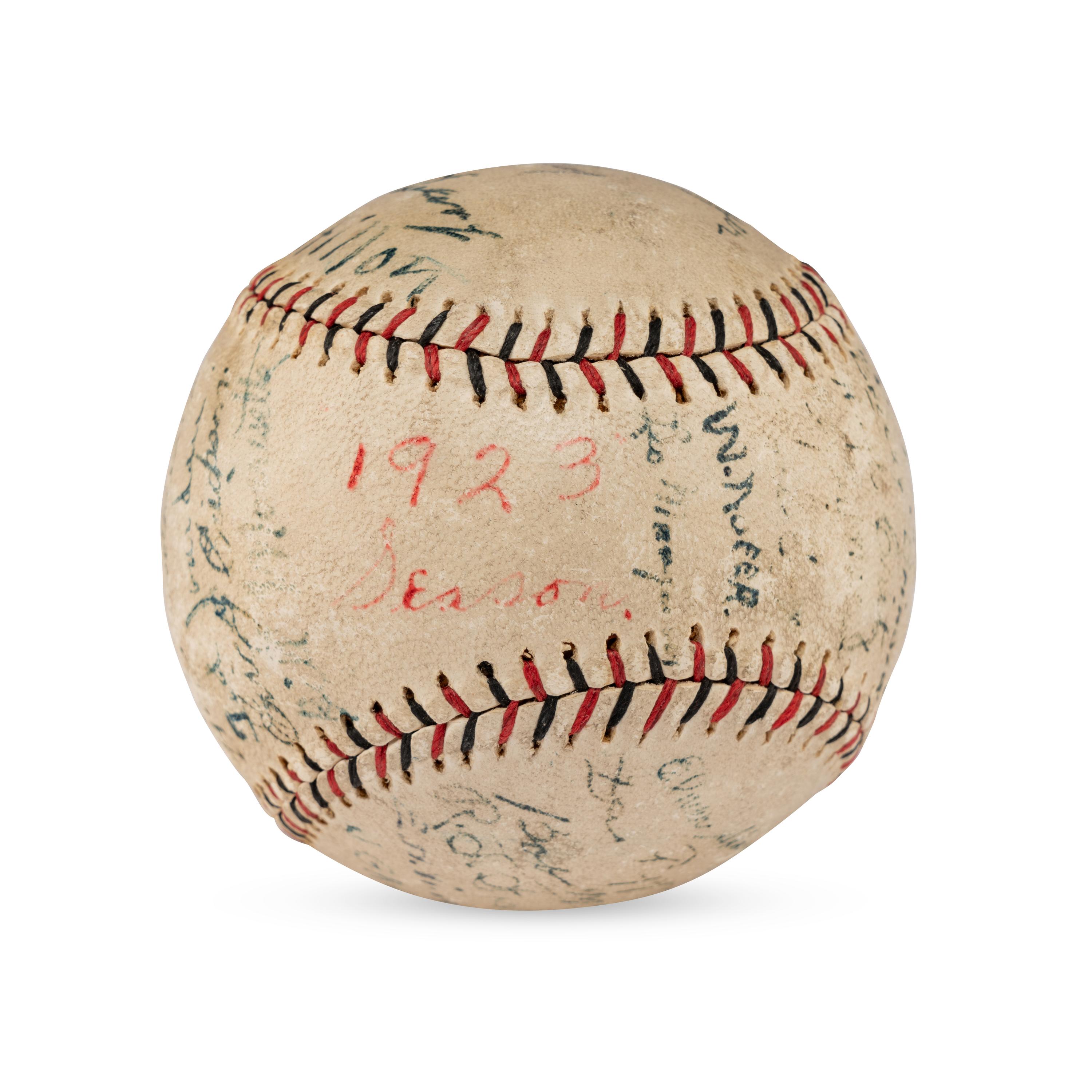 A 1923 Minneapolis Millers Team Signed Autograph Baseball