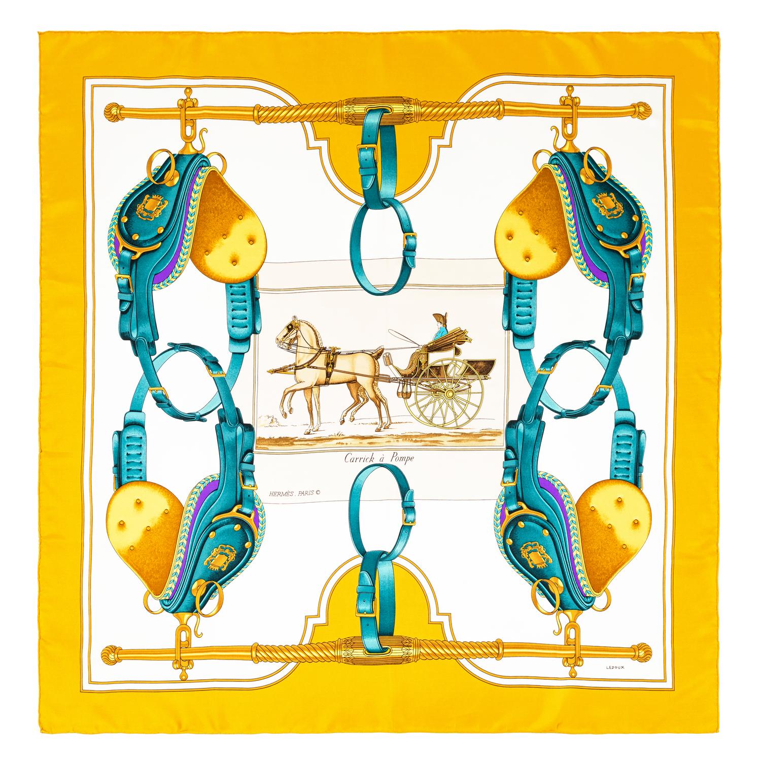 Hermès 90cm Silk Scarf