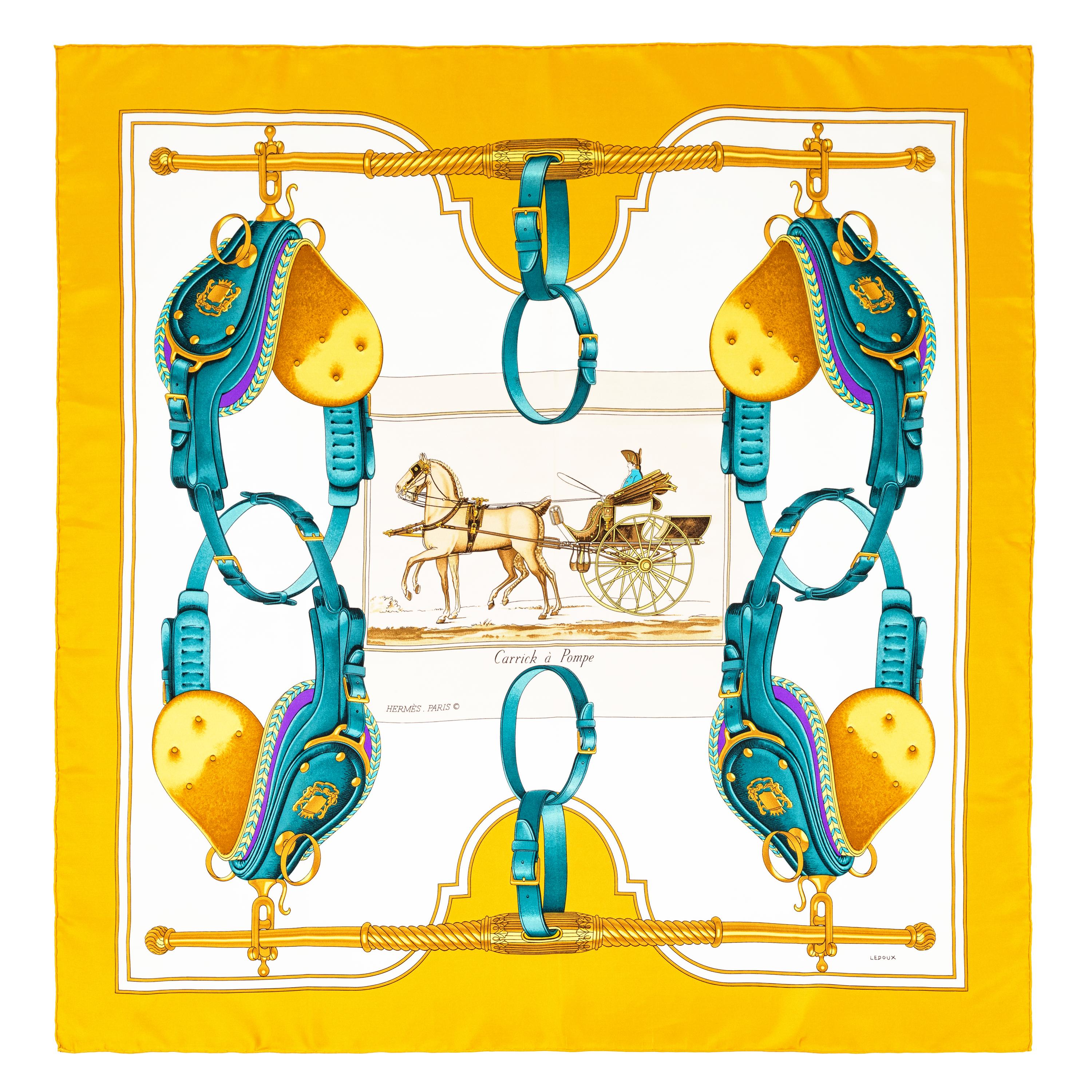 Hermès 90cm Silk Scarf