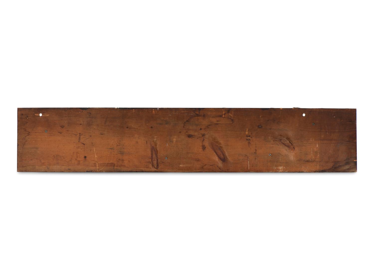 A Mounted Half Hull Model