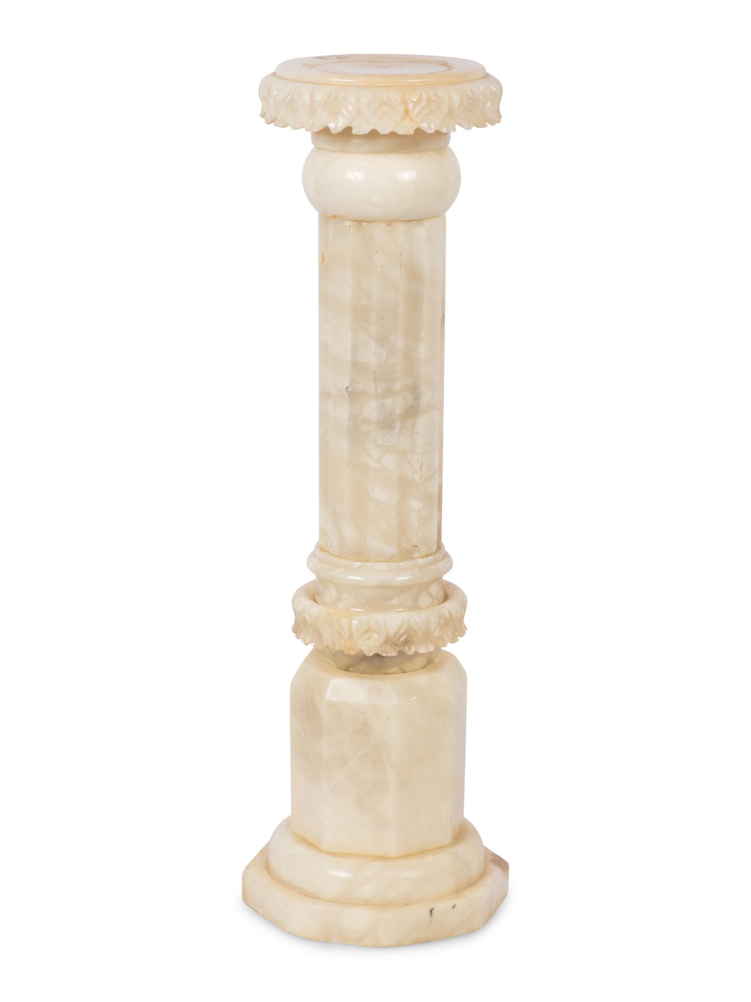 A Continental Marble Pedestal