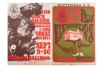 [MUSIC] -- [POSTERS]. MOUSE, Stanley, and KELLEY, Alton, artists. A group of 8 Family Dog posters from 1966, comprising: