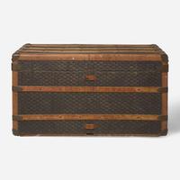An E. Goyard Ainé Steam Trunk E. Goyard Ainé c. 1920's