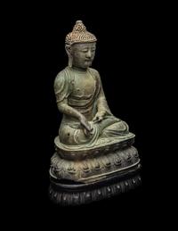 A Chinese Bronze Figure of Buddha