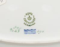 A Royal Copenhagen Golden Basket Porcelain Dinner Service
