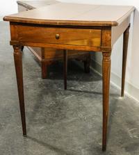 An American Cherry Side Table Height 28 1/2 x width 33 x depth 22 1/2 inches. — 19TH/20TH CENTURY