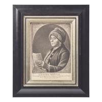After Charles Nicolas Cochin II (French, 1715-1790), A Mezzotint of Benjamin Franklin, or "D. Benjamin Fraencklin. Grand Commissaire plenipotentiare du Congres d'Amerique en France ne a Boston 1706. en 17. Janvier."