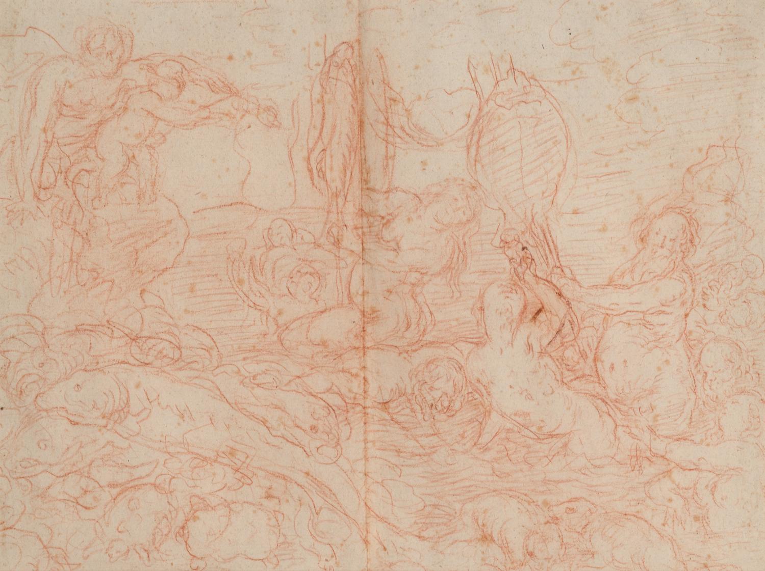 Nereus and Attendants (a double-sided work)