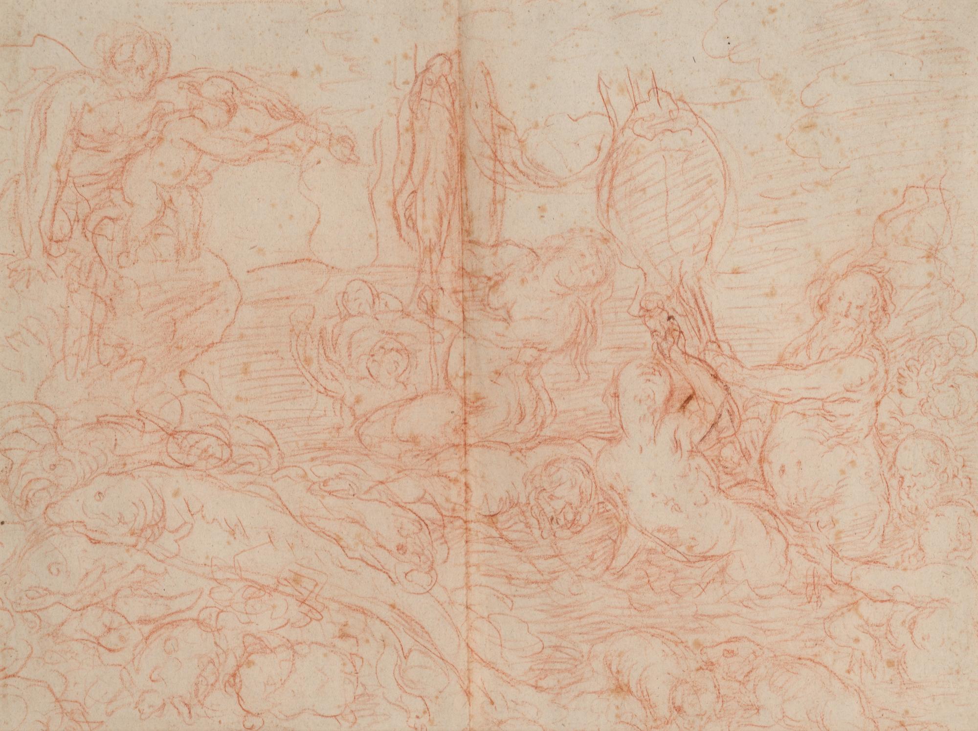 Nereus and Attendants (a double-sided work)