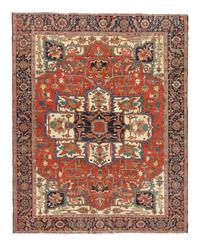 A Serapi Wool Carpet — 19th/20th Century