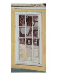Window Reflections, Yellow House