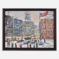Christopher Willett (American, B. 1959) New York in Winter