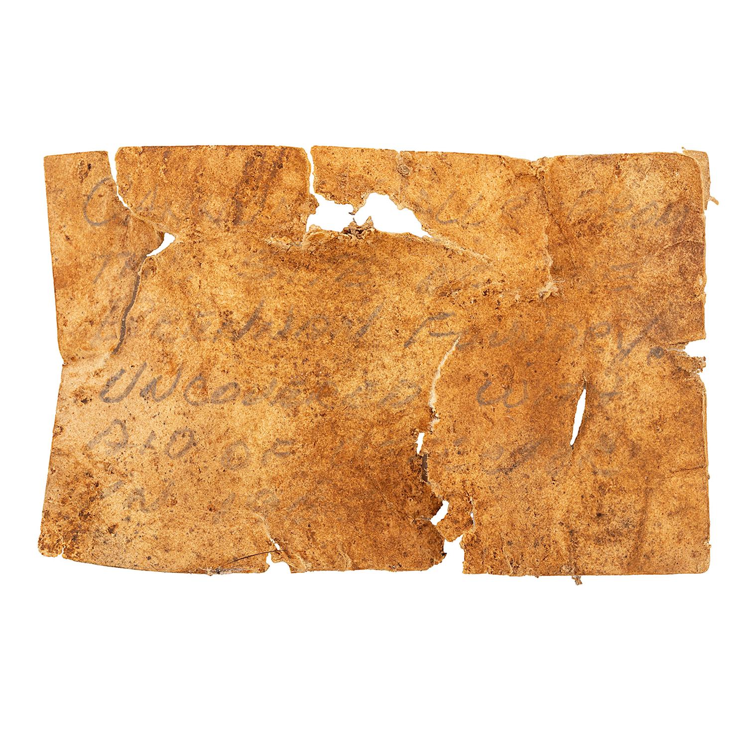Solid Shot Excavated at the Brennan Foundry in Nashville during the 1980s