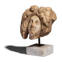 A Roman Marble Head of Dionysos