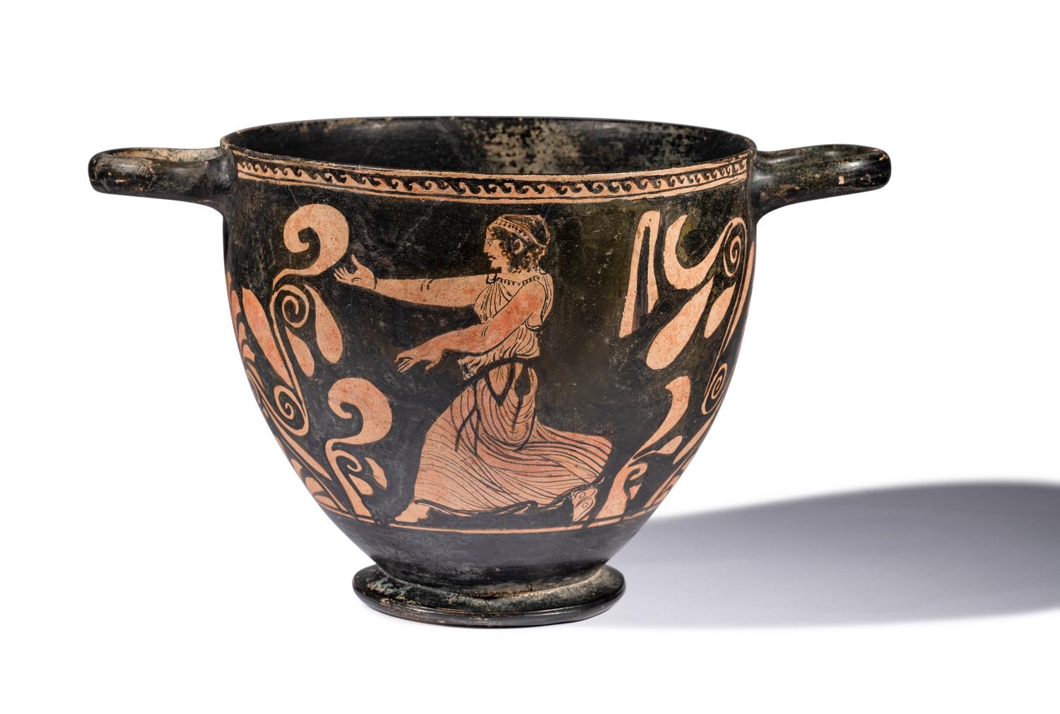 A Lucanian Red-Figured Skyphos