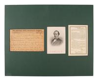 [1888 and 1892 ELECTION]. A group of ephemera related from the 1888 presidential campaigns of Benjamin Harrison and Grover Cleveland, comprising: