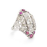 RUBY AND DIAMOND RING