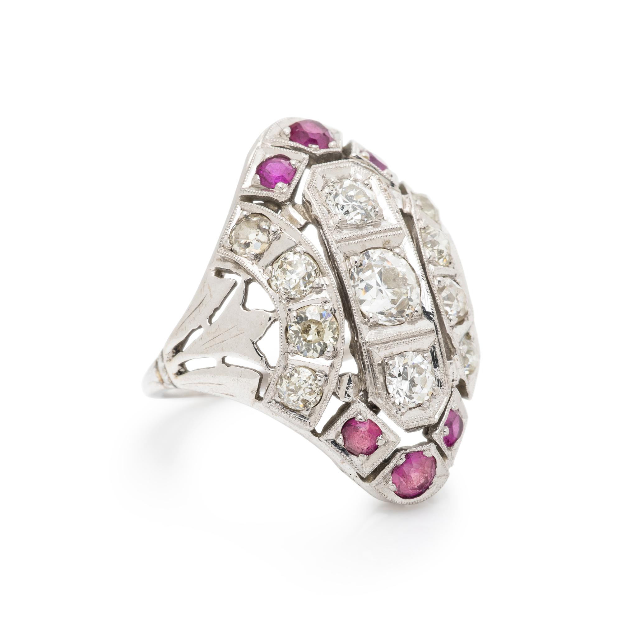 RUBY AND DIAMOND RING
