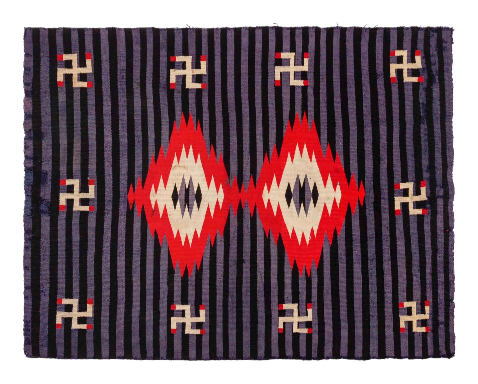 Navajo Moki-Style Germantown Weaving