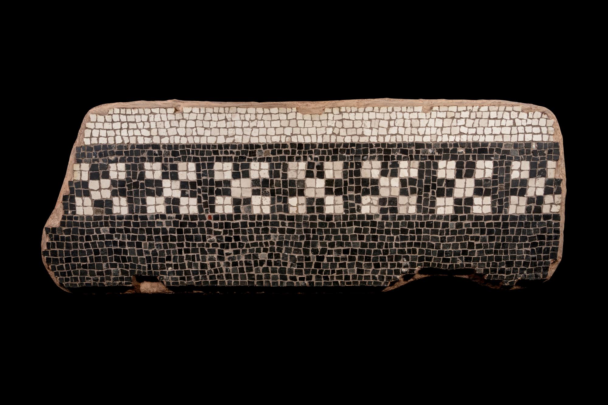 A Roman Mosaic Fragment Panel