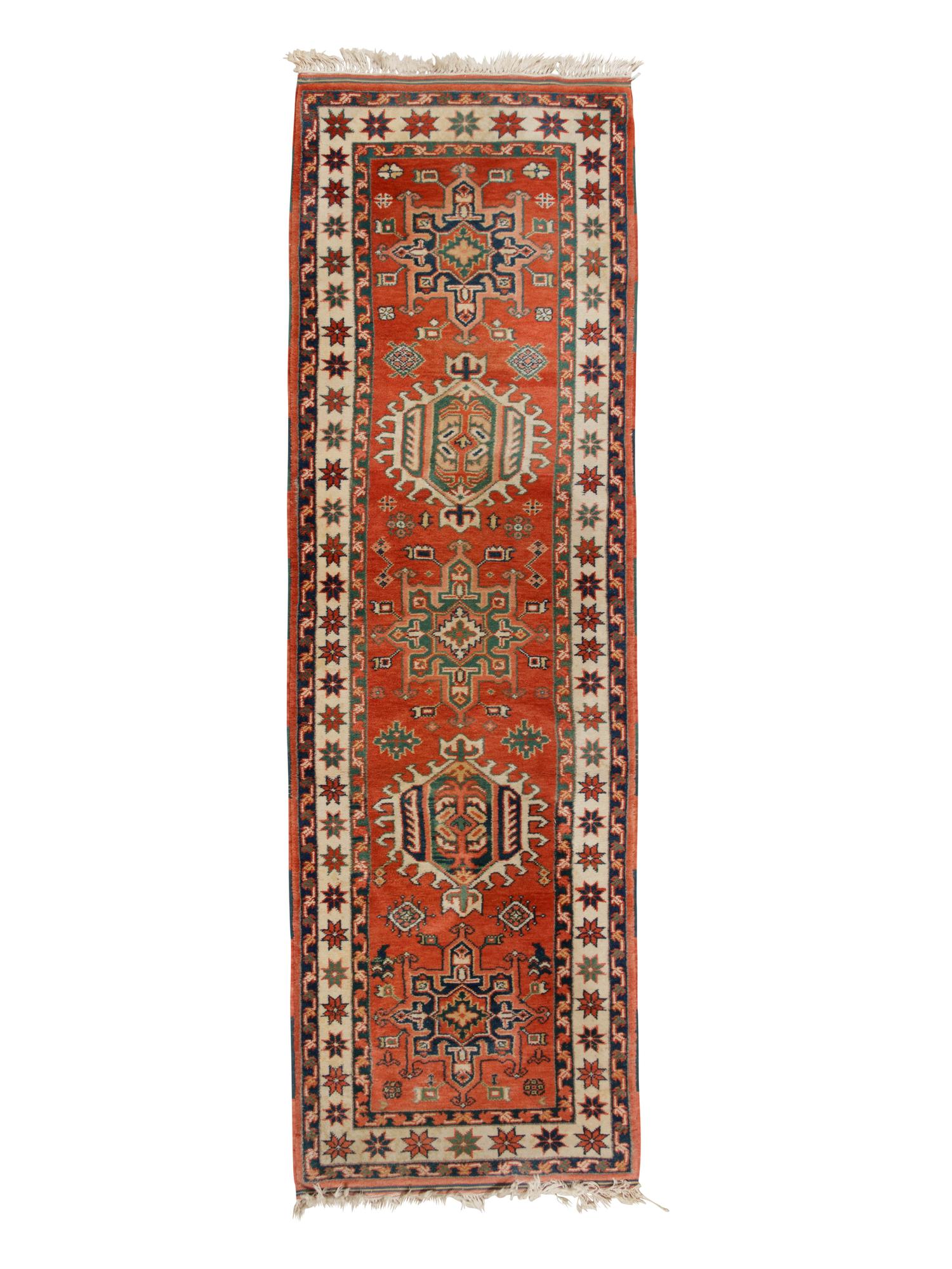 A Heriz Wool Runner