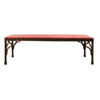 A Wrought Iron Bench 64.5" W x 18.75" D x 20" H — Italy, Circa 1920