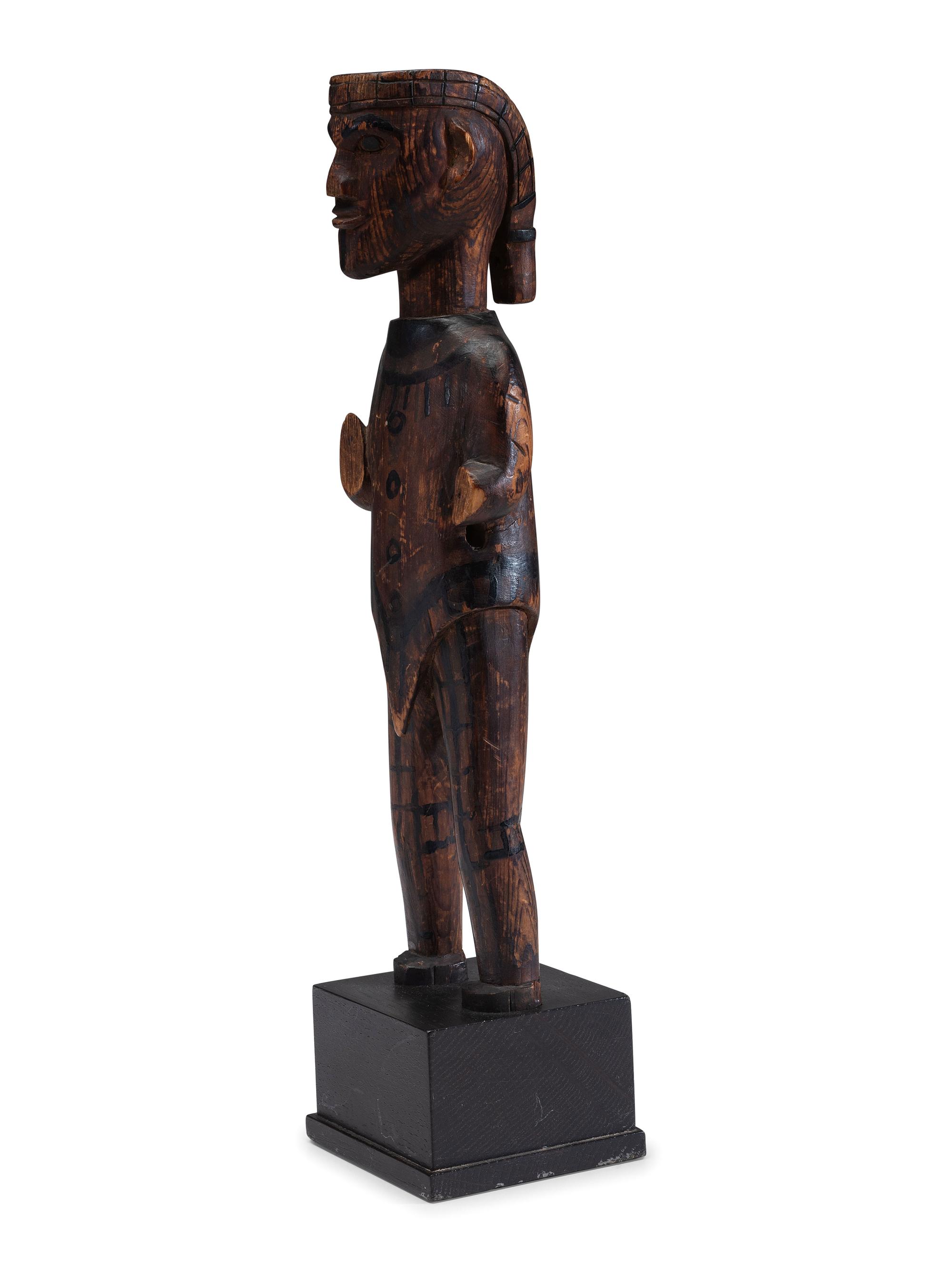Quinault Carved Wood Figure