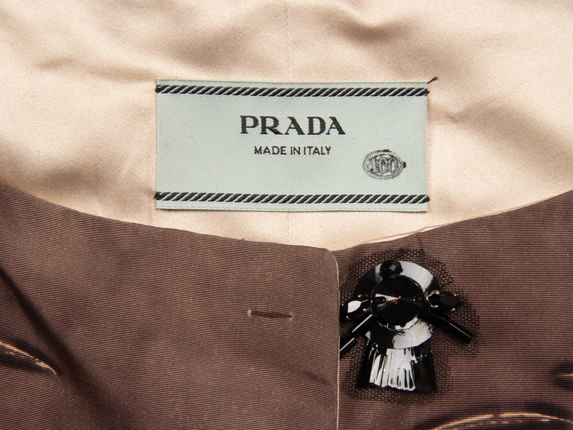 Prada, Embellished Silk Jacket