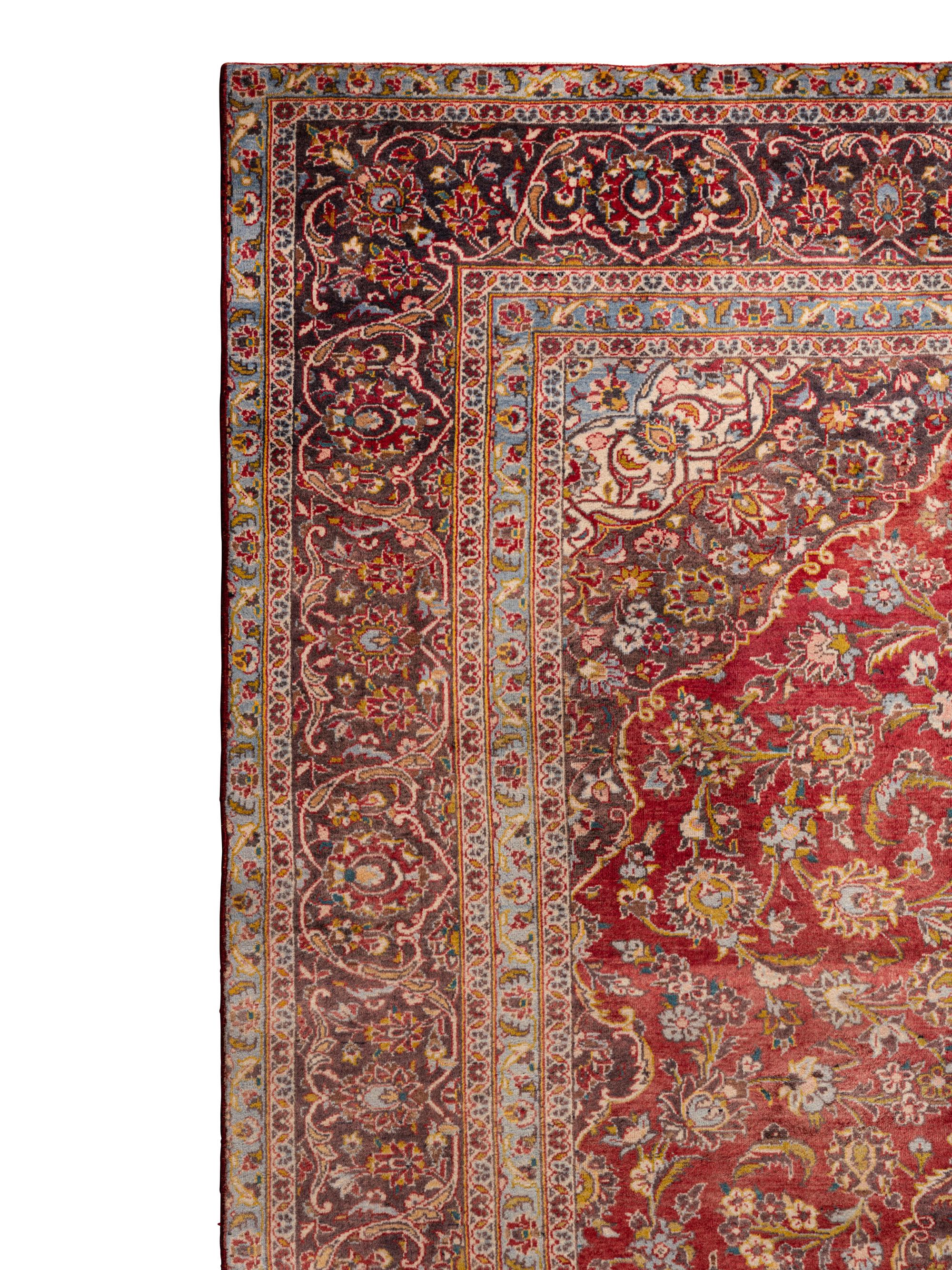 A Kashan Wool Rug