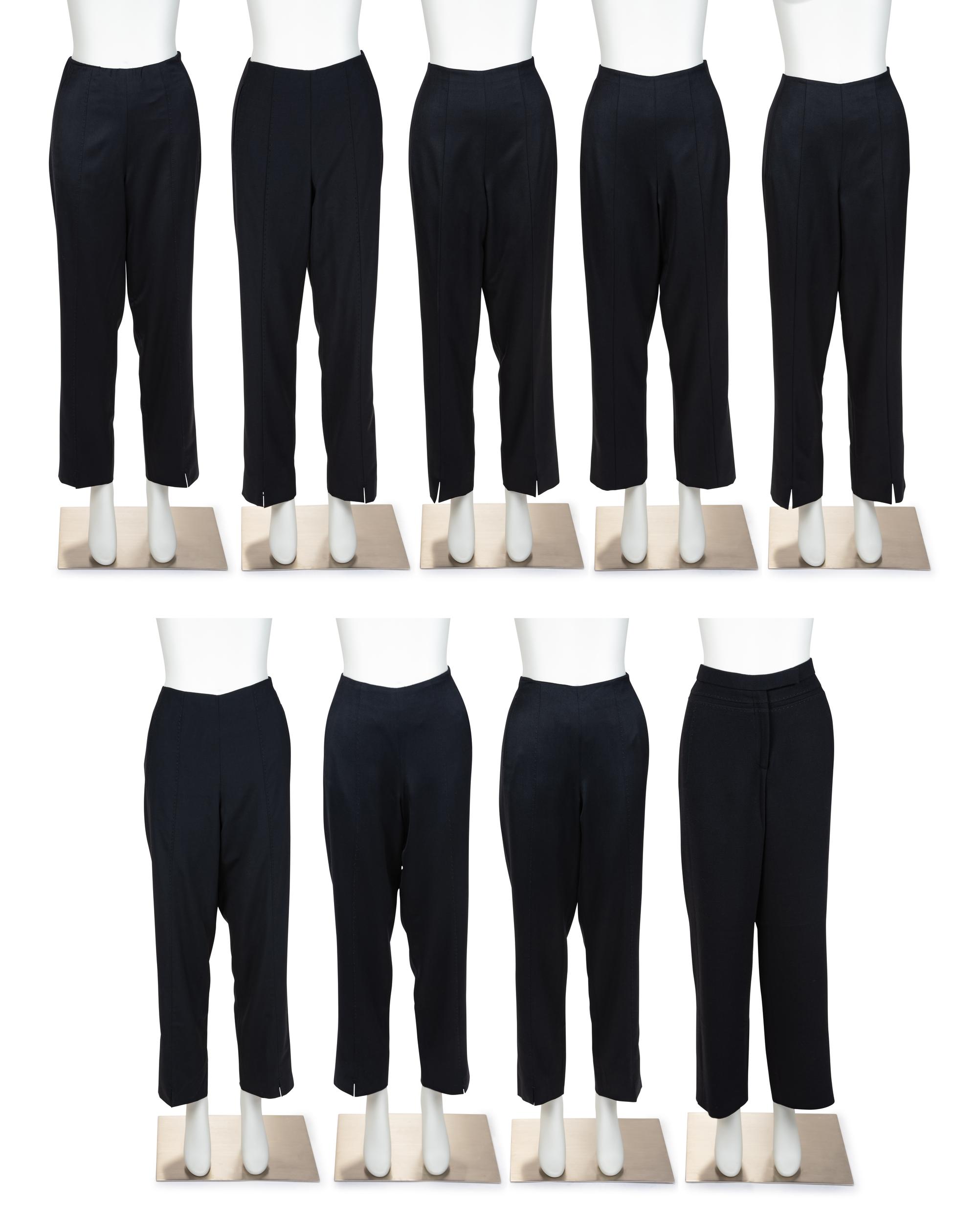 Nine Pairs of Ralph Rucci Pants, 2000-10s