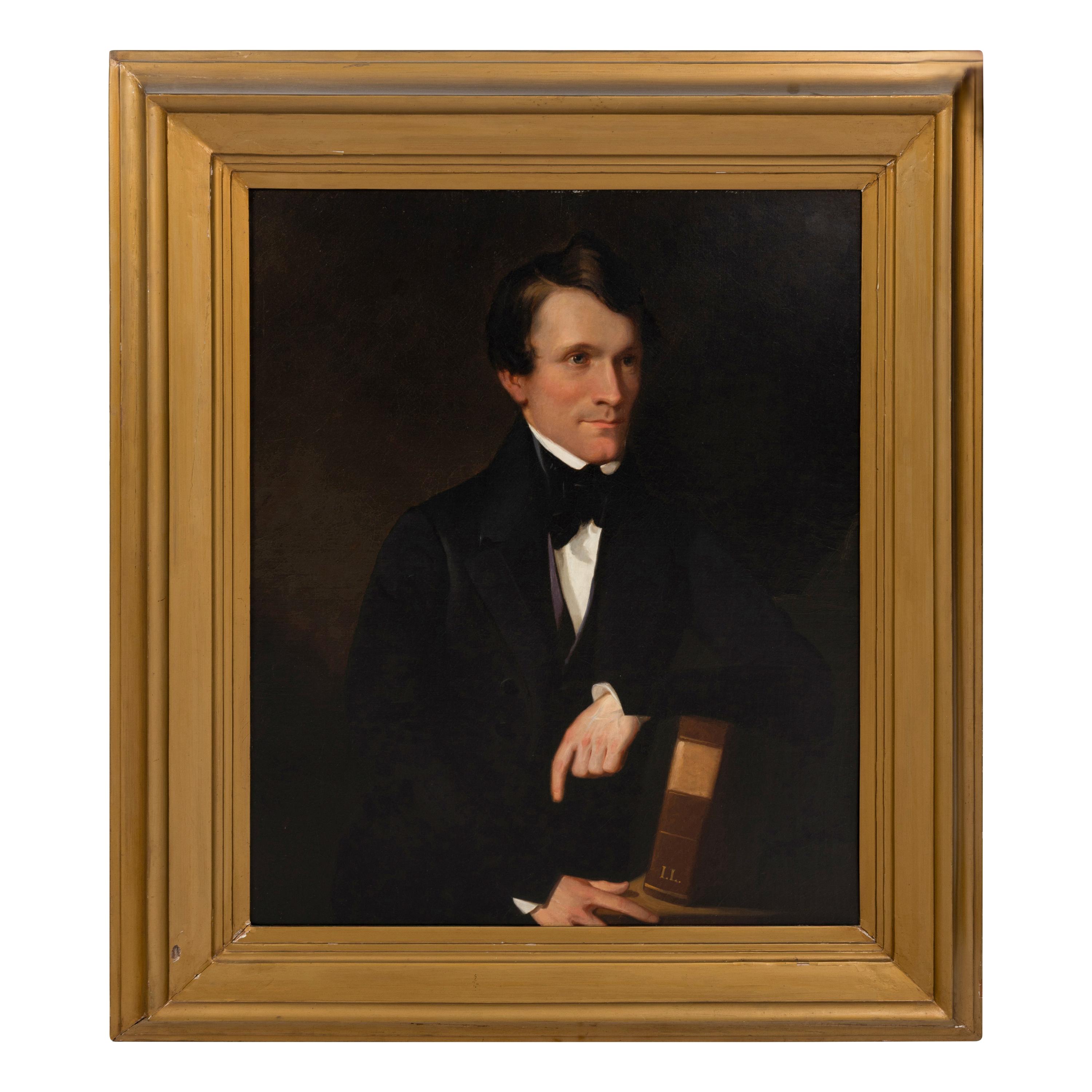 Louis Lang (German/American 1821-1893) — Three Works; Portrait of Caroline Hewitt (1808-1842), William Webb (1805-1863) and Double-Portrait of Sons Thaddeus (1838-1887) and William Hewitt Webb (1835-1893) of Philadelphia , 1939