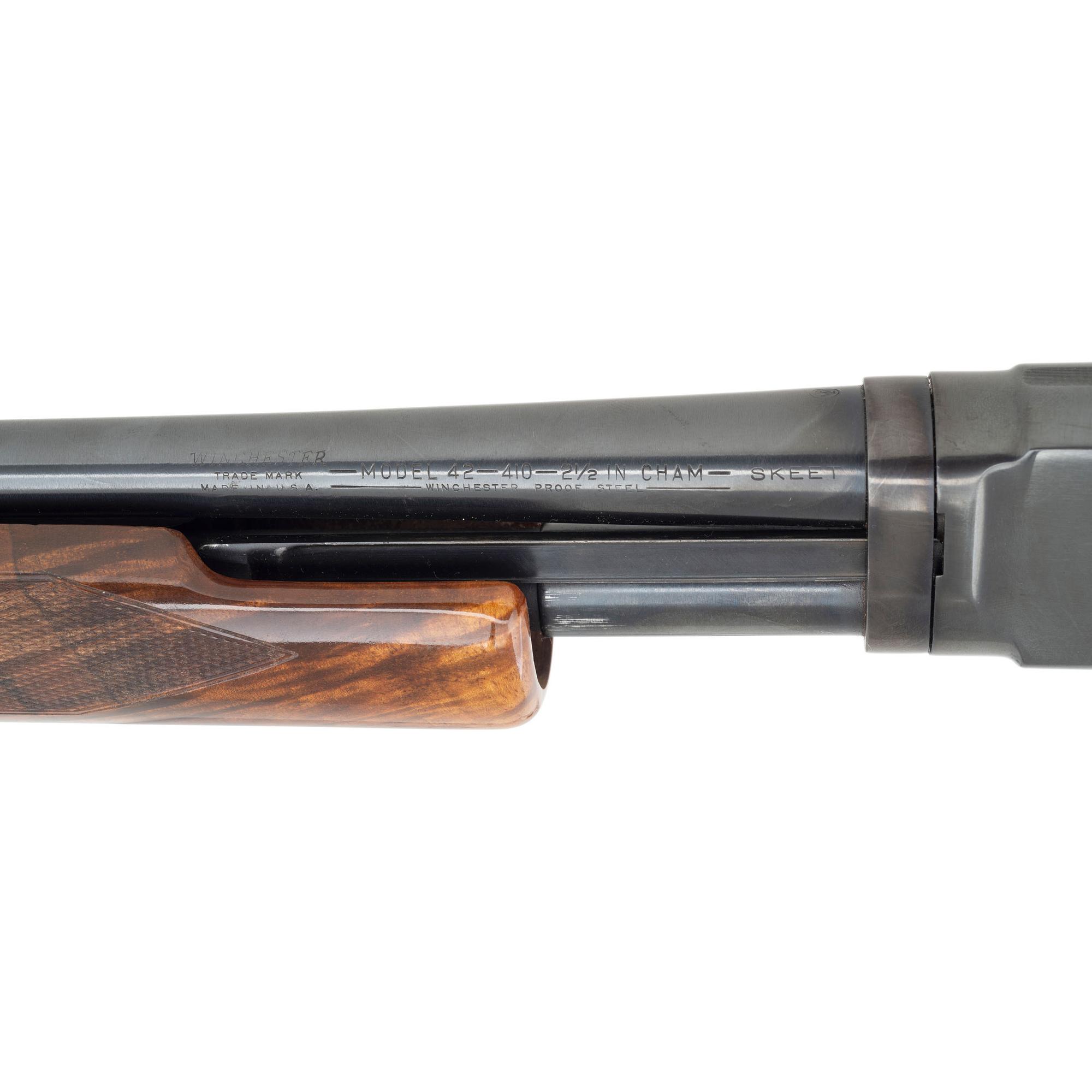 **Winchester Model 42 Skeet Shotgun with Deluxe Wood