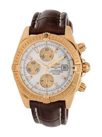 BREITLING, 18K YELLOW GOLD 'CHRONOMAT' WATCH