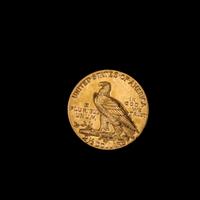A United States 1911 Indian Head $2.50 Gold Coin