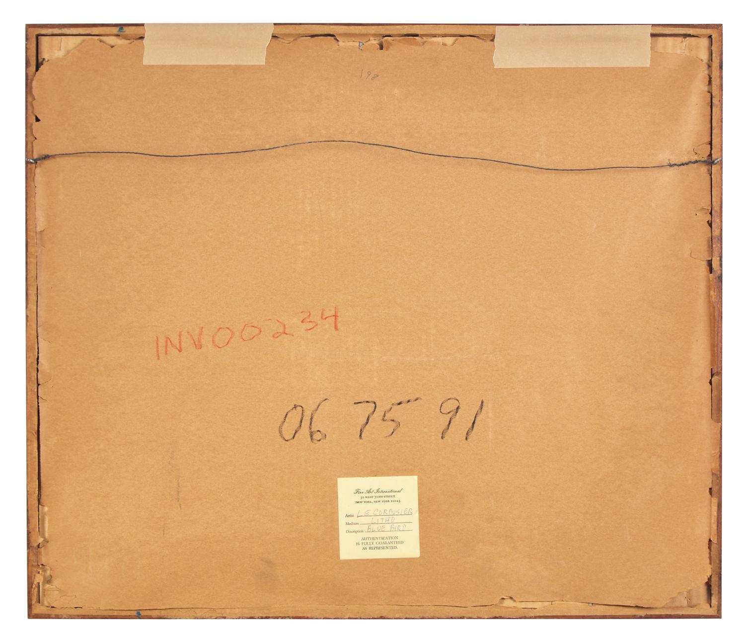 Je Rêvais from L es É quilibristes (one from a set of 16 works), 1963
